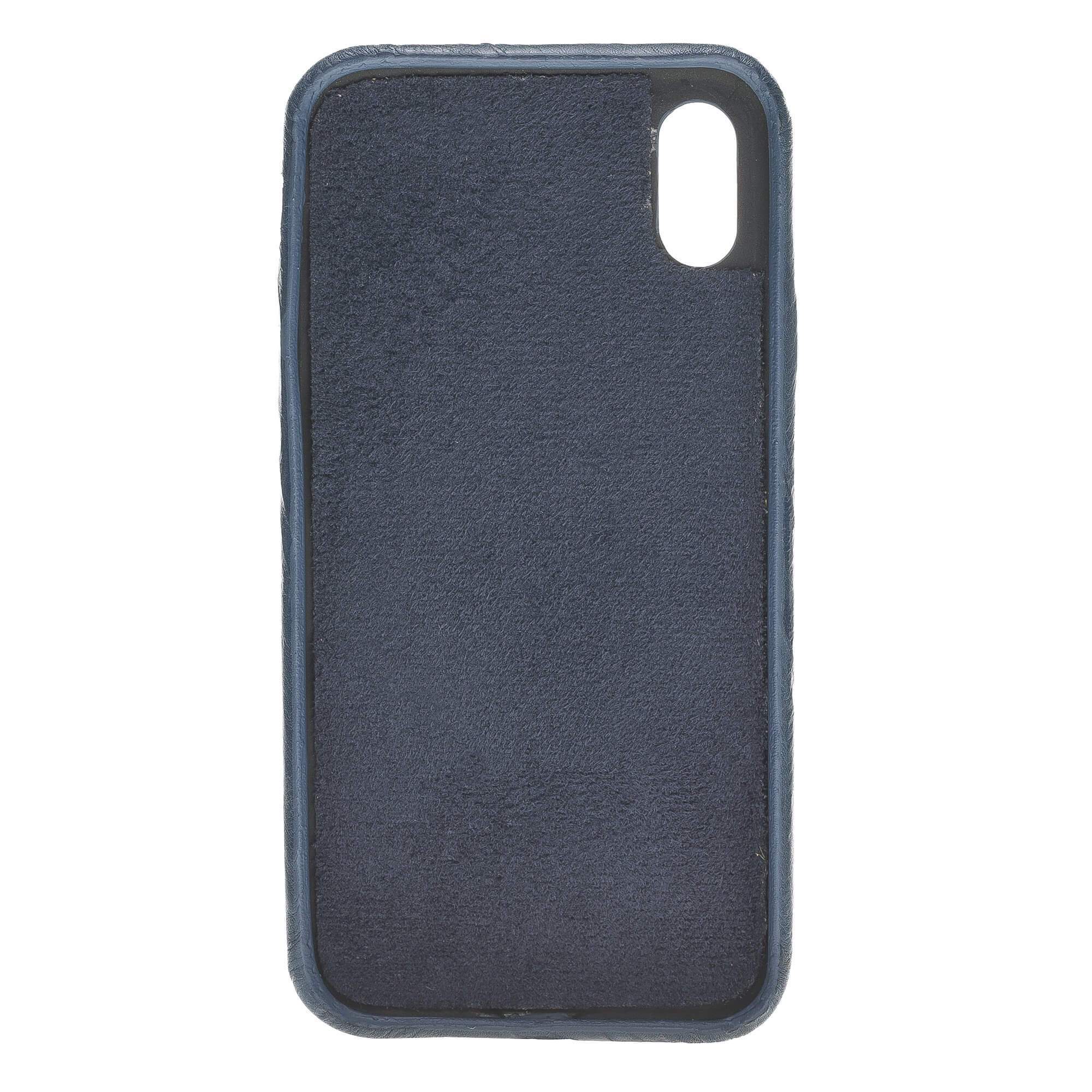 Apple iPhone X Serie Leder-Ultra-Cover mit Kreditkartenfächern