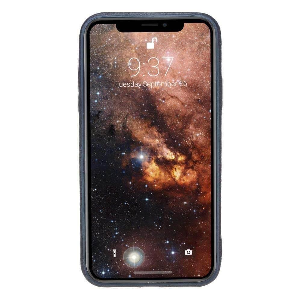 Apple iPhone X Serie Leder-Ultra-Cover mit Kreditkartenfächern