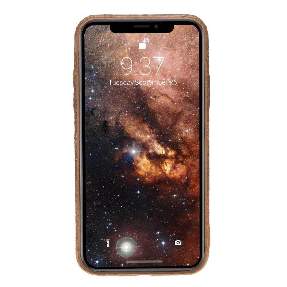 Apple iPhone X Serie Leder-Ultra-Cover mit Kreditkartenfächern