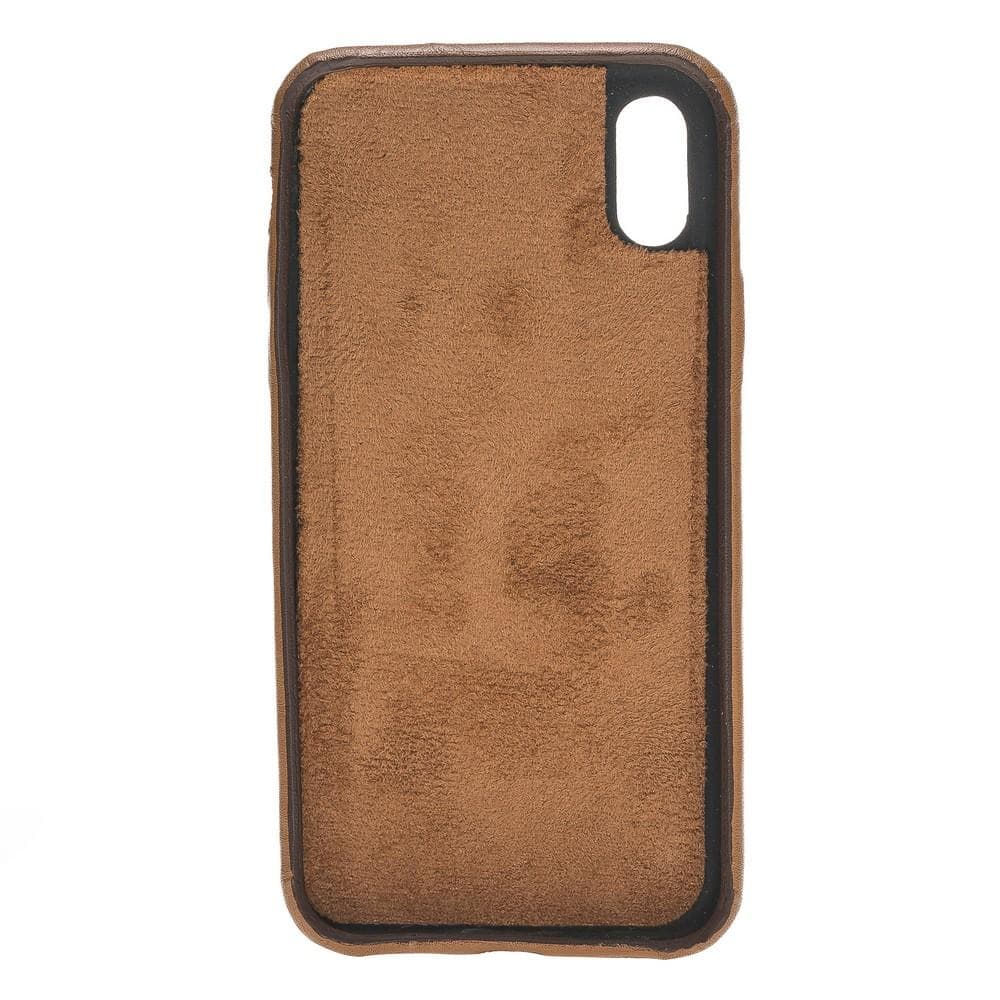 Apple iPhone X Serie Leder-Ultra-Cover mit Kreditkartenfächern