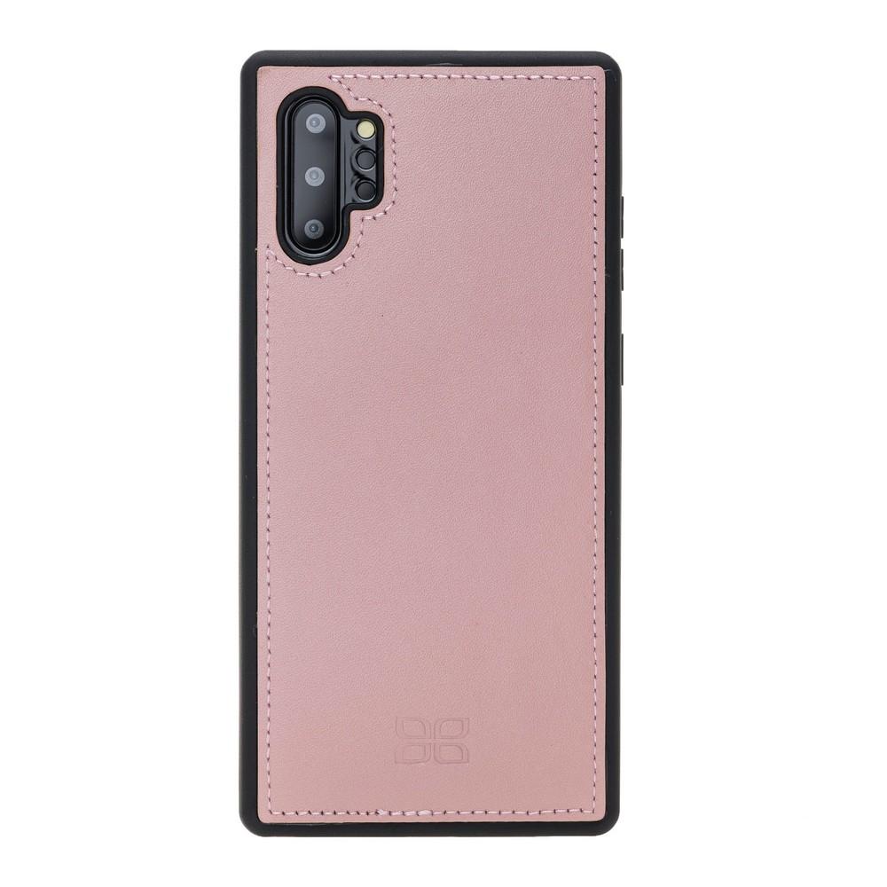 Phone Case Magnetic Detachable Leather Wallet Case with RFID Blocker for Samsung Note 10 Plus - Nude Pink Bouletta Case