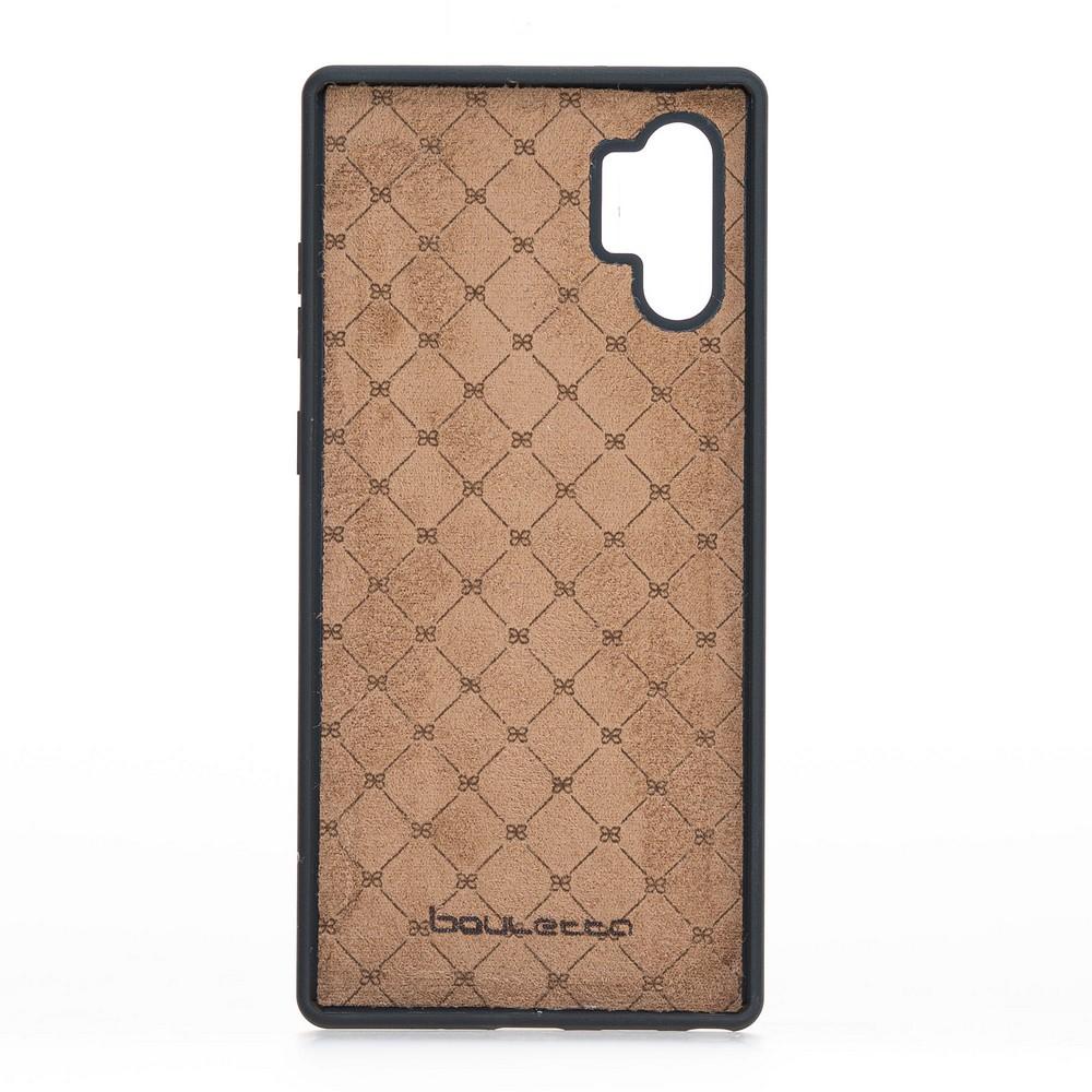 Phone Case Magnetic Detachable Leather Wallet Case with RFID Blocker for Samsung Note 10 Plus - Tiguan Tan with Vein Bouletta Case
