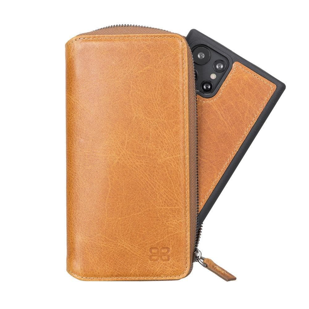 Samsung Galaxy S22 Series Zippered Leather Detachable Wallet Case Bouletta LTD