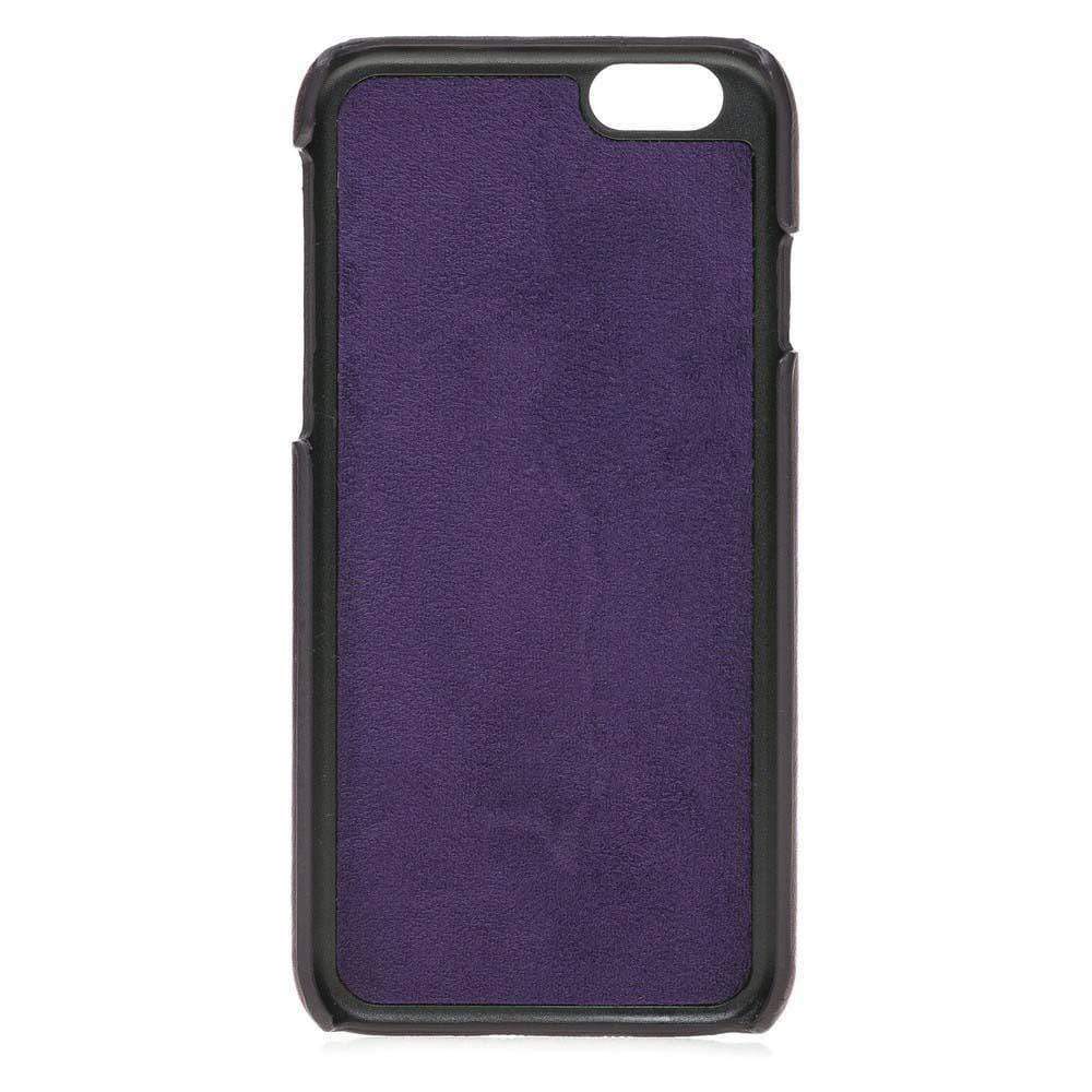 Phone Case Ultimate Jacket Leather Phone Cases with Card Holder for Apple iPhone 6/6S - Crazy Purple Bouletta Case