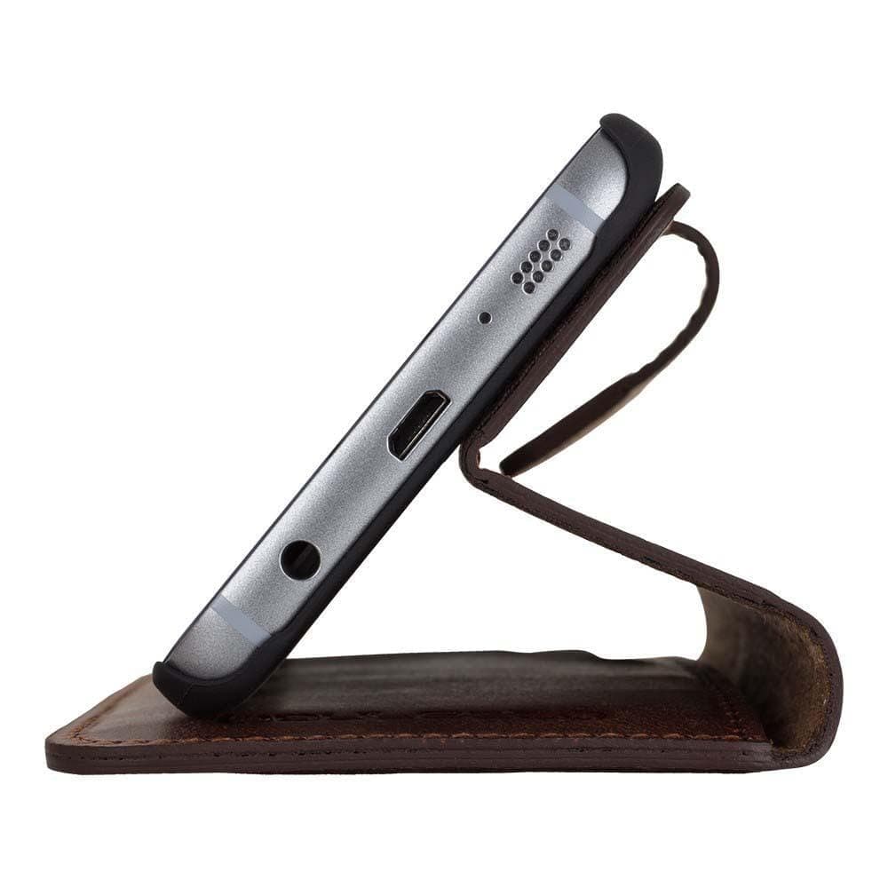 Phone Case Wallet Folio Case with ID slot for Samsung Galaxy S7 - Antic Brown Bouletta Shop