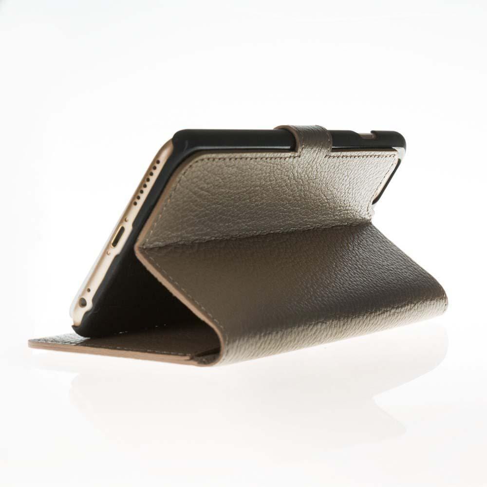 Phone Case Wallet Leather Case for Apple iPhone 6/6S - Floater Grey Bouletta Case