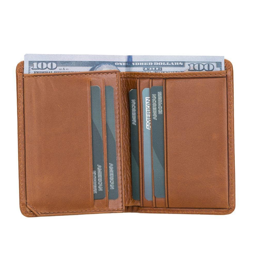 Simon Leather Wallet Rustic Tan Bouletta Shop