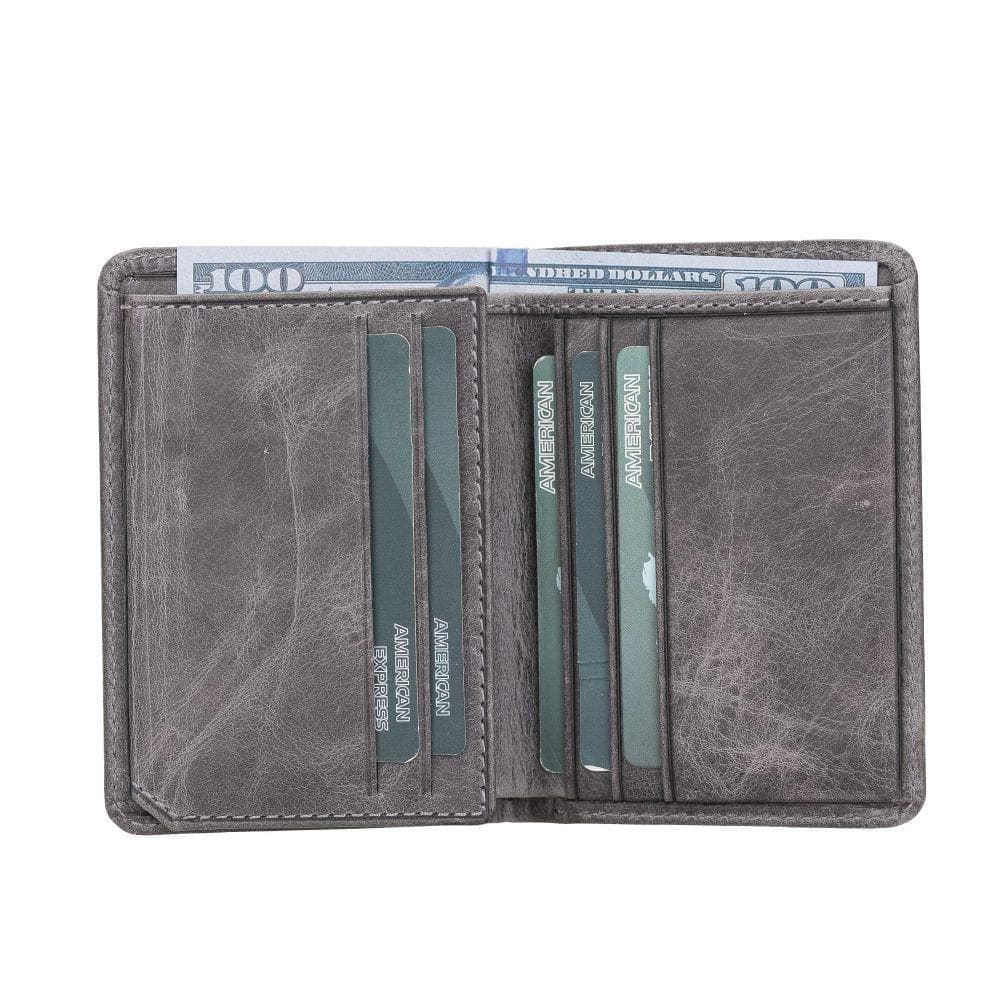 Simon Leather Wallet Tiguan Grey Bouletta Shop