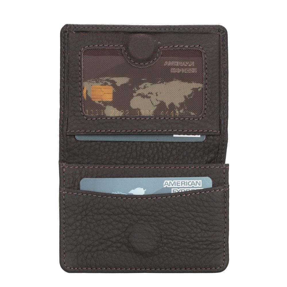 Toni Coin Leather Card Holder Floater Brown Bouletta Shop