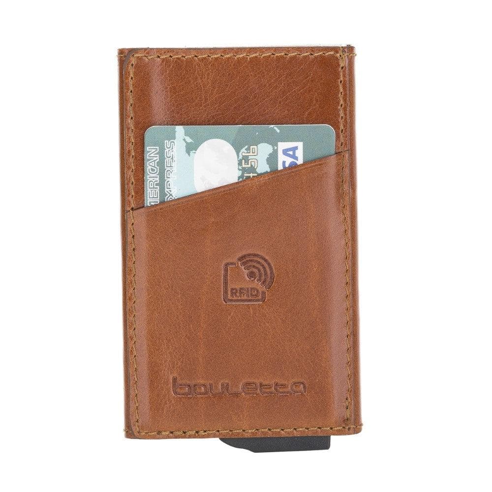 Torres Leather Mechanical Card Holder Bouletta