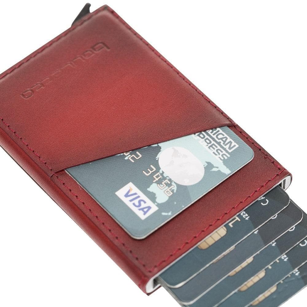 Torres Leather Mechanical Card Holder Bouletta