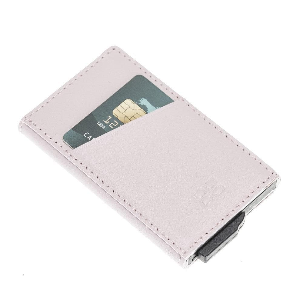 Torres Leather Mechanical Card Holder Bouletta