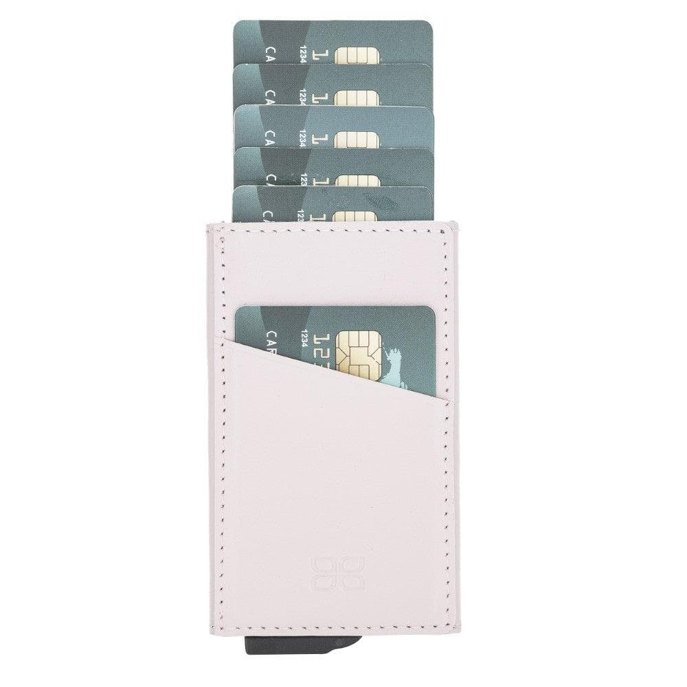 Torres Leather Mechanical Card Holder Bouletta
