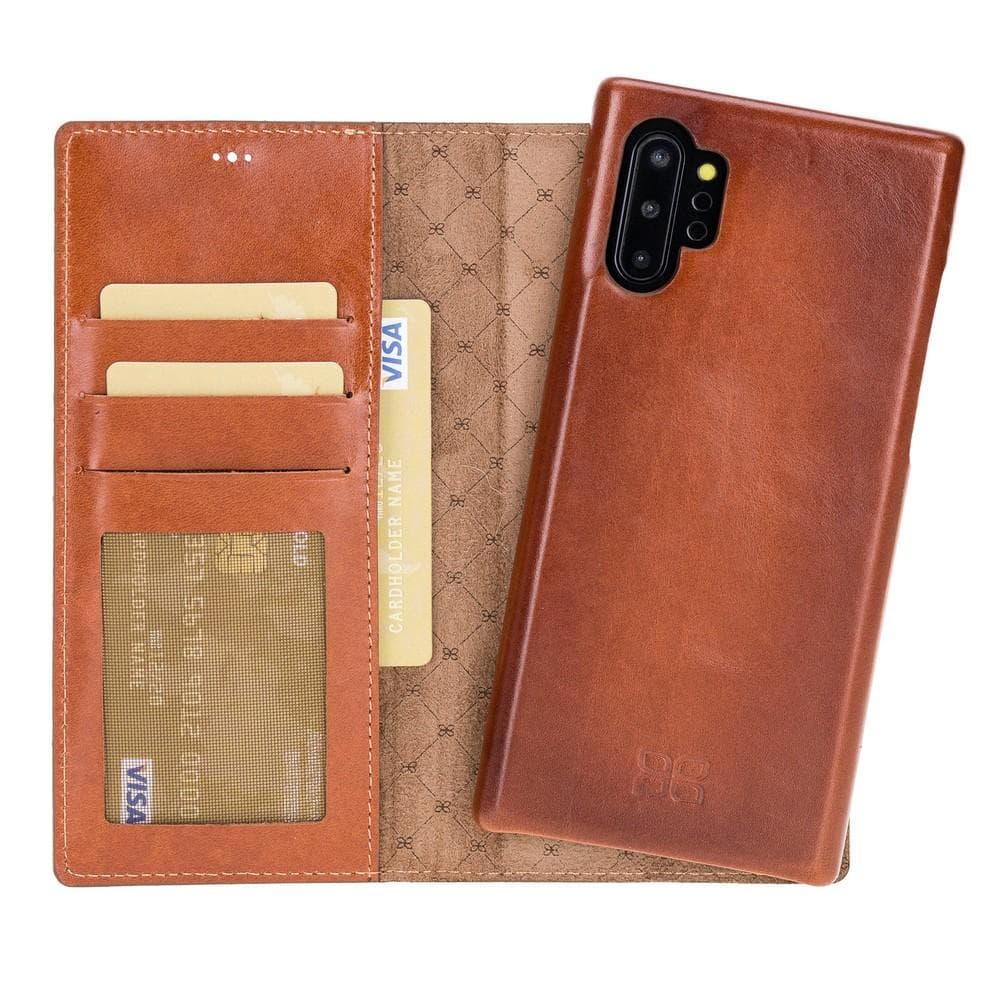 Wallet Case F360 Magnetic Detachable Leather Wallet Case for Note 10 Plus - RST2EF Bouletta Shop