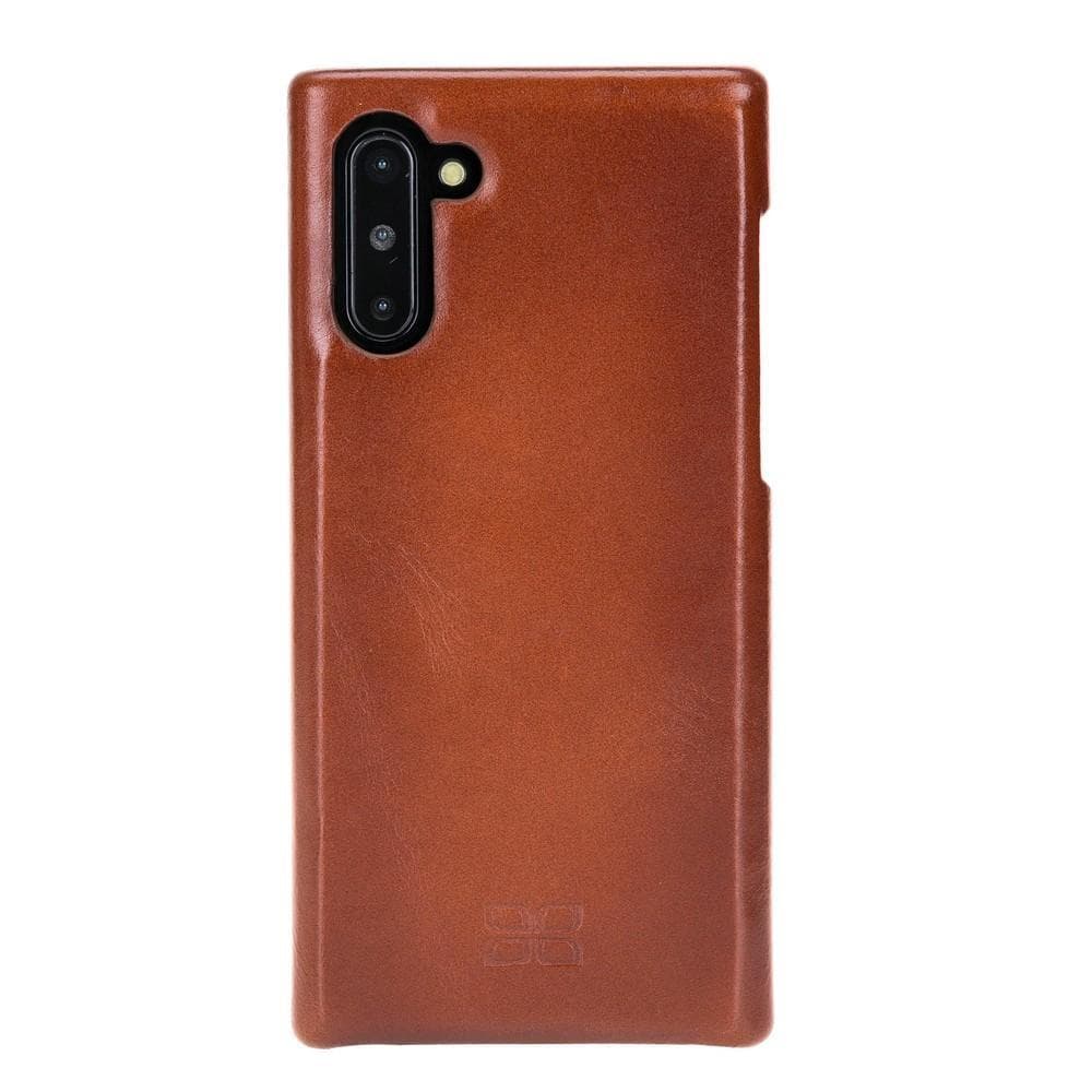 Wallet Case F360 Magnetic Detachable Leather Wallet Case for Samsung Galaxy Note 10 - Rustic Tan with Effect Bouletta Shop