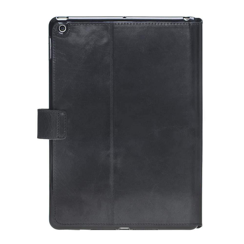 Wallet Case Leather Wallet Case for New iPad 9.7 - Vegetal Black Bouletta Shop