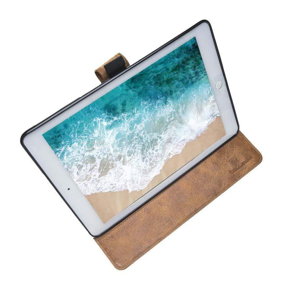 Wallet Case Leather Wallet Case for New iPad 9.7 - Vegetal Black Bouletta Shop