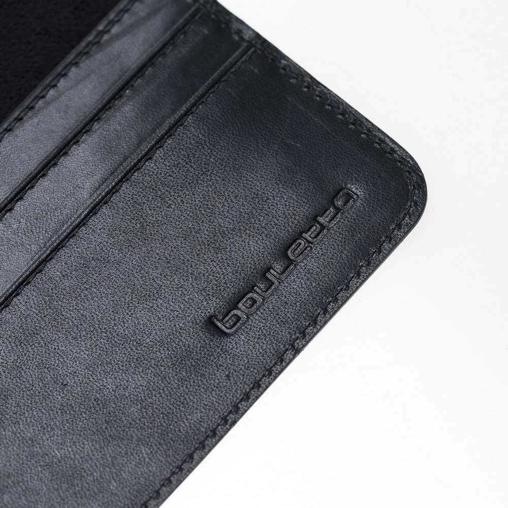 Wallet Case Leather Wallet Case for New iPad 9.7 - Vegetal Black Bouletta Shop