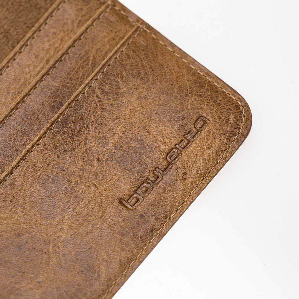 Wallet Case Leather Wallet Case for New iPad 9.7 - Vegetal Tan with Vein Bouletta Shop