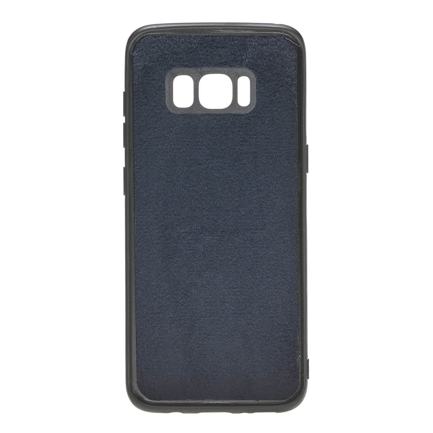 Wallet Case Magnetic Detachable Leather Wallet Case for Samsung S8 Plus - Creased Blue Bouletta Case