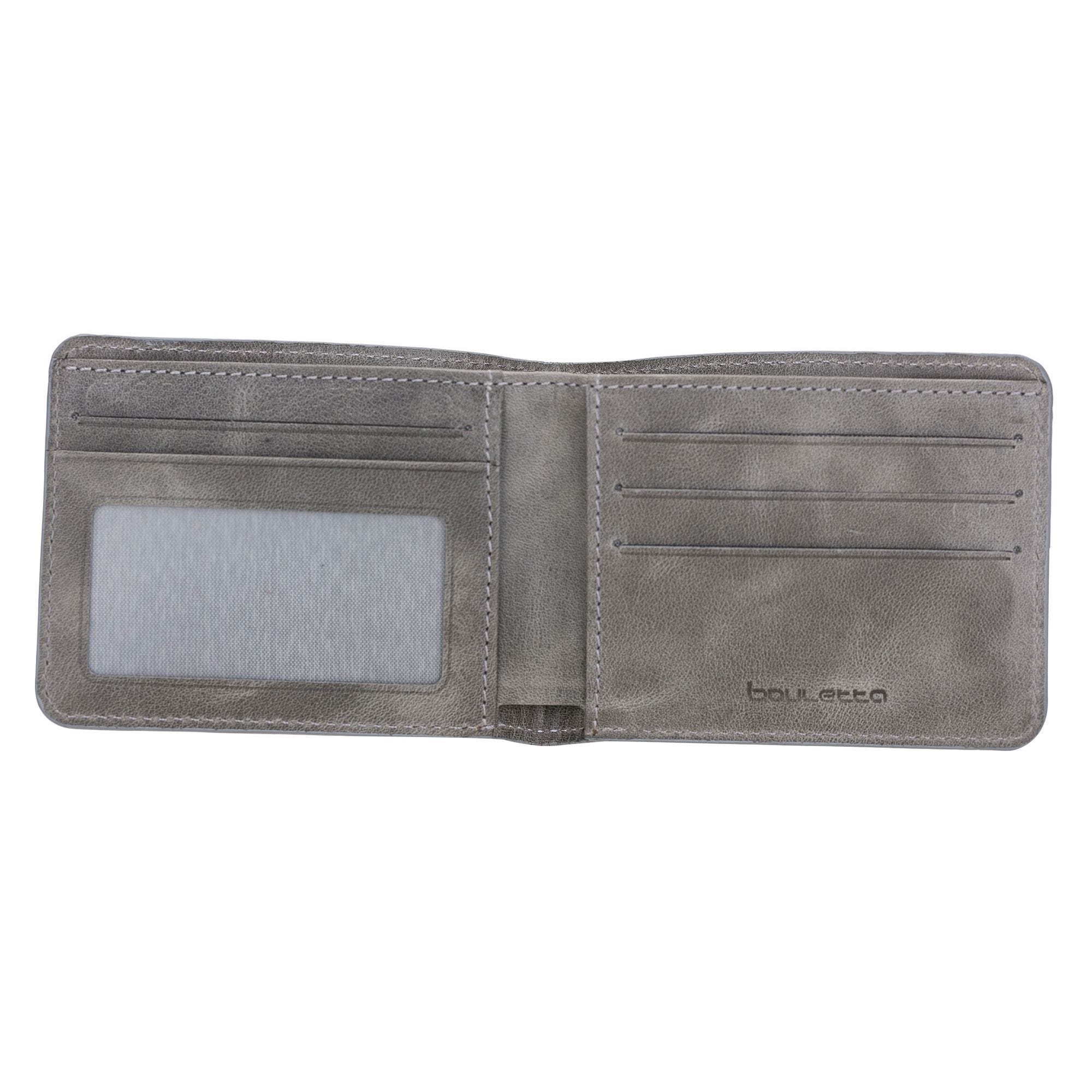 Wallet Pier Leather Men Wallet - Tiana Tan with Effect Bouletta Case