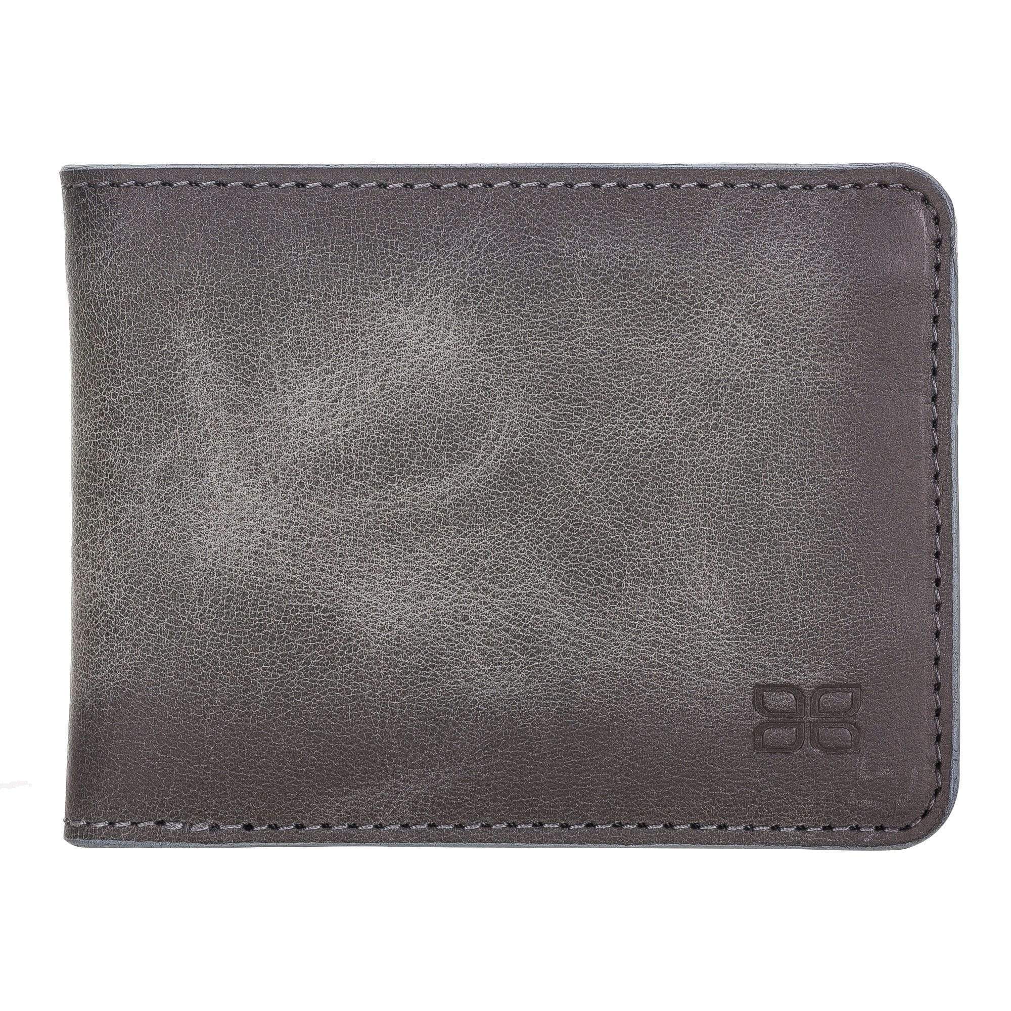 Wallet Pier Leather Men Wallet - Tiguan Grey with Effect Bouletta Shop