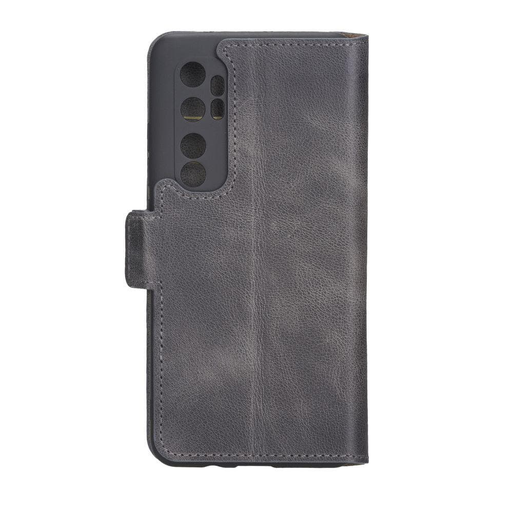 Xiaomi Mi Note 10 Lite Leather Wallet Case - Tiguan Grey Bouletta Shop