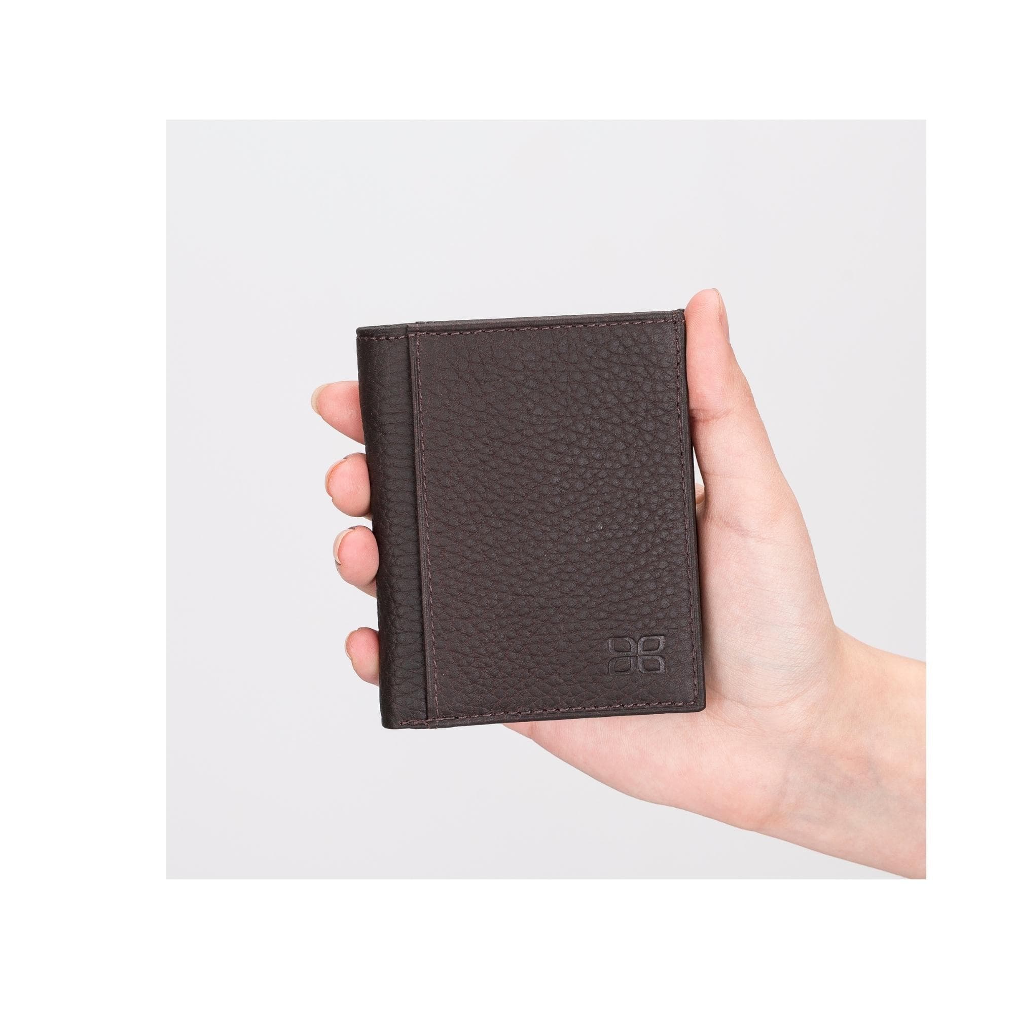 Yetta Leather Card Holder Floater Brown / Leather Bouletta LTD