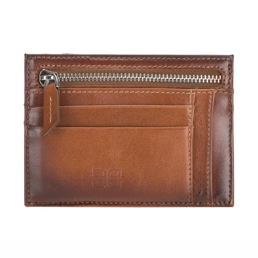 Zip Leather Card Holder Bouletta