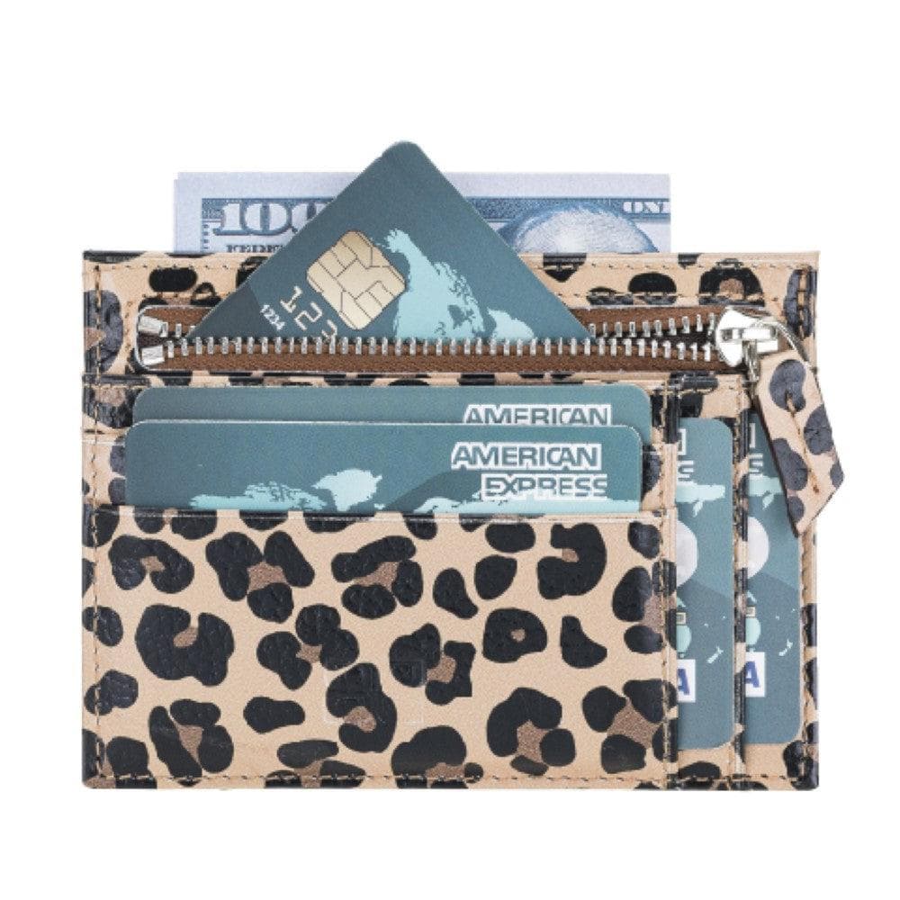 Zip Leather Card Holder Bouletta