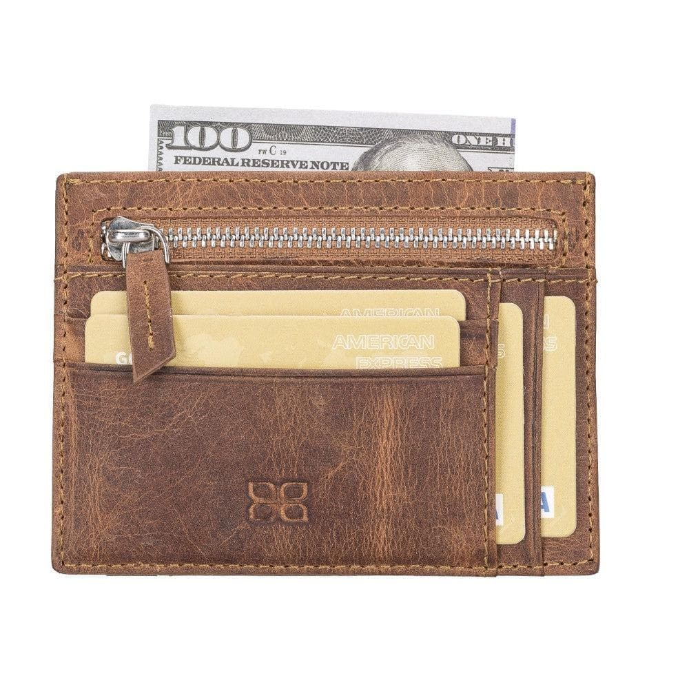 Zip Leather Card Holder Bouletta LTD