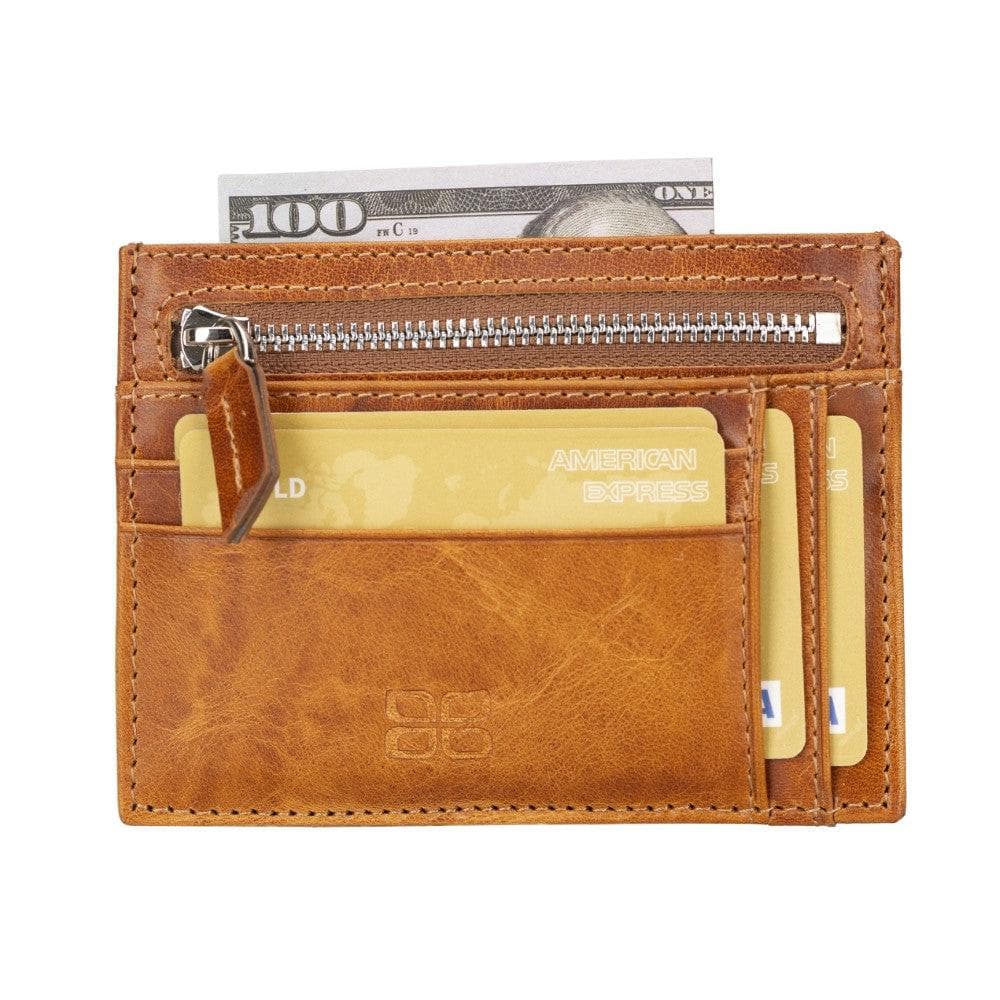 Zip Leather Card Holder Bouletta LTD