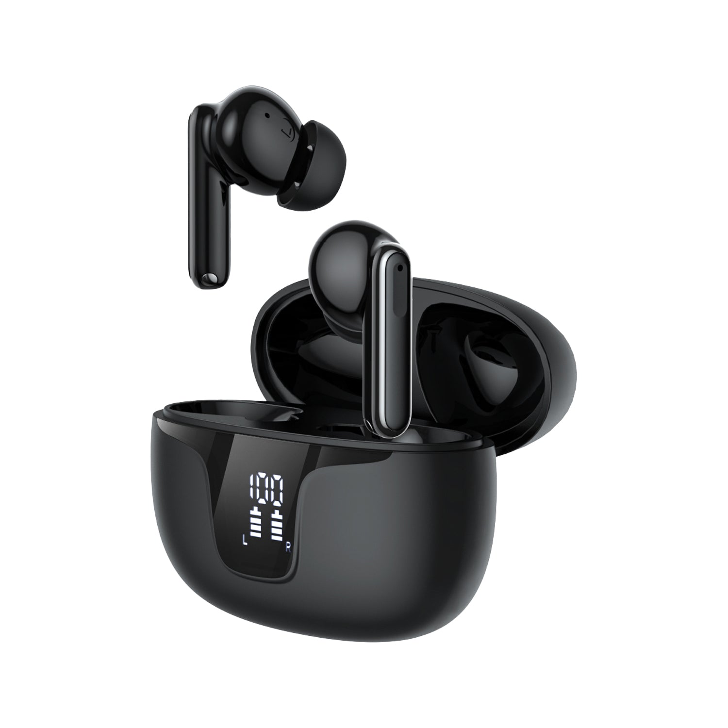 A Buds Quantum Sound Bluetooth Kopfhörer mit Display Ladestatus