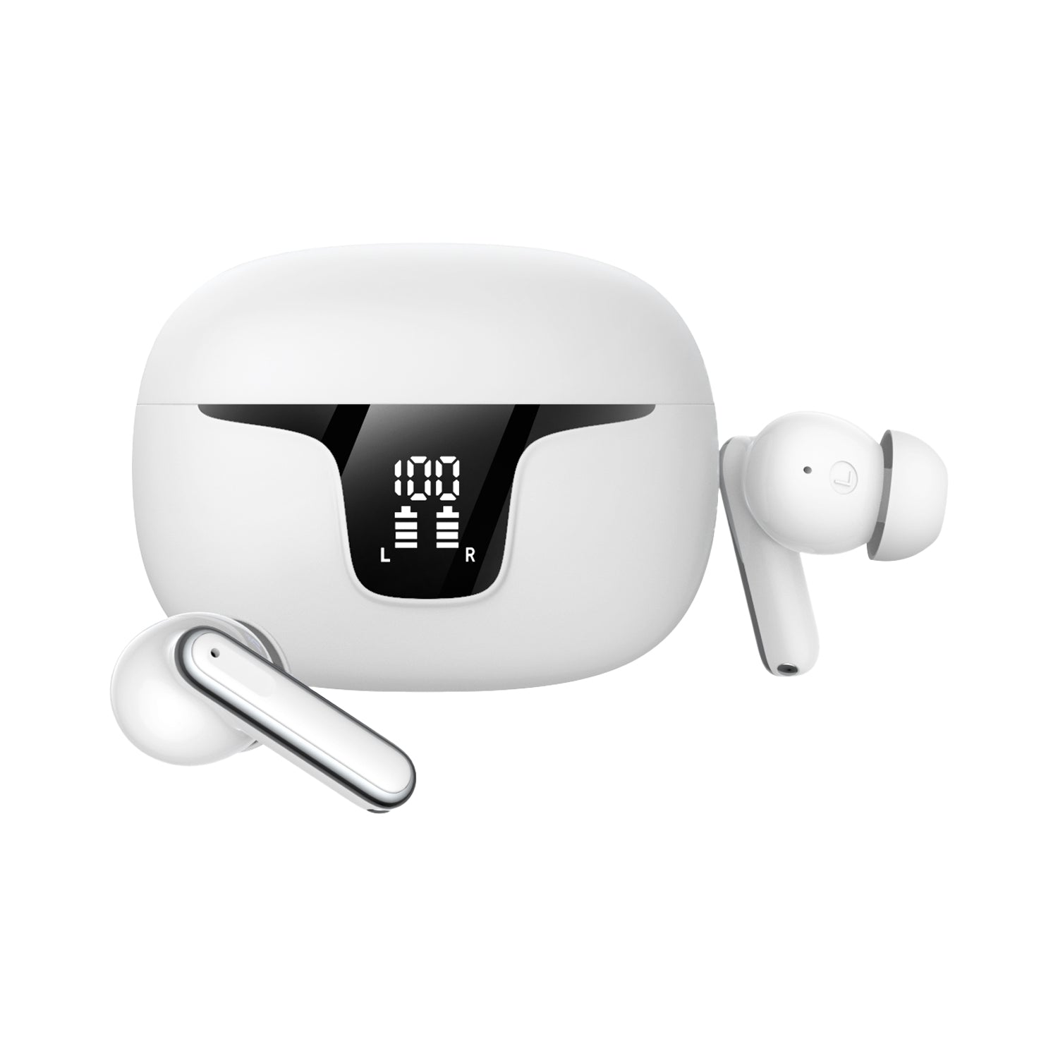 A Buds Quantum Sound Bluetooth Kopfhörer mit Display Ladestatus