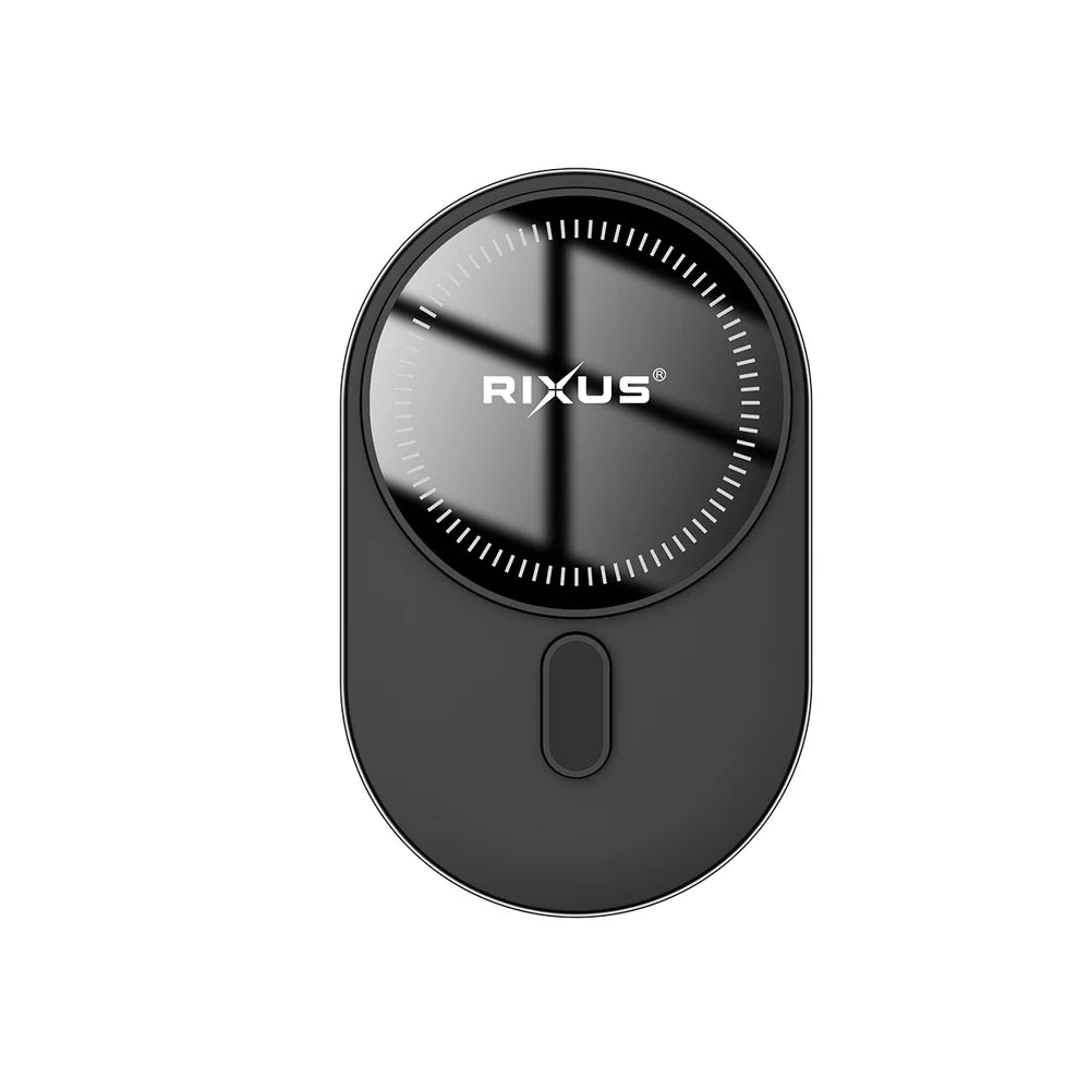 RixusRXWC13 Kabelloses Autoladegerät, MagSafe-Kompatibilität, 15 W, Space Grau