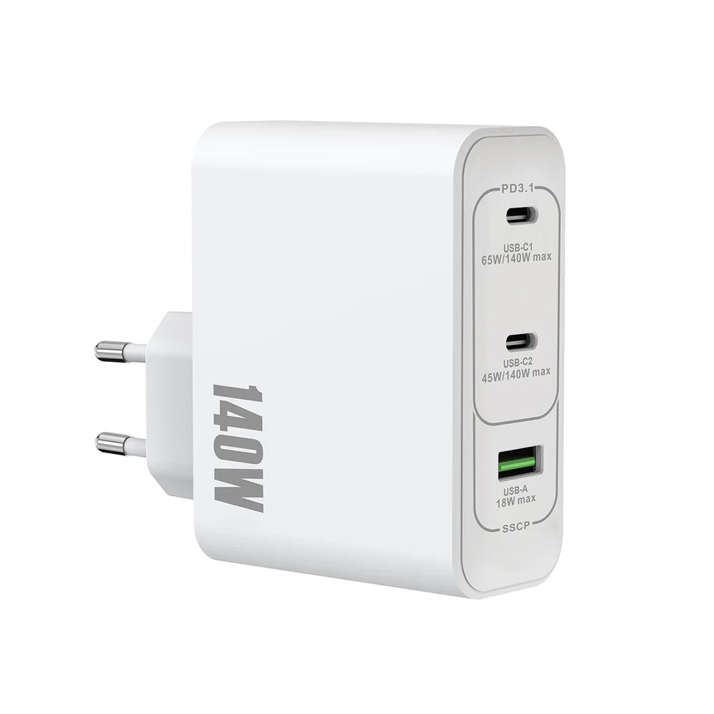Rixus RXHC140 140W GaN Power Adapter – Weiss