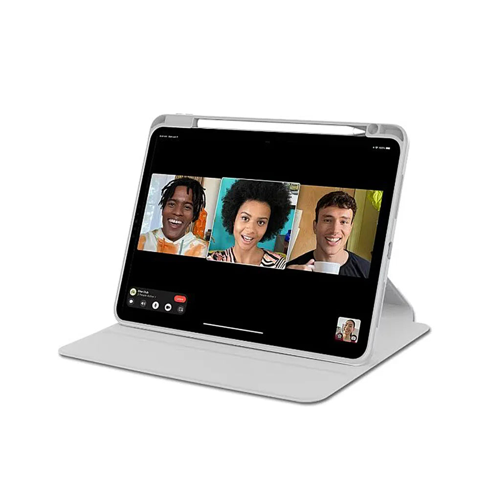 PU Leder Schutzhuelle Grau fuer iPad Pro 11"