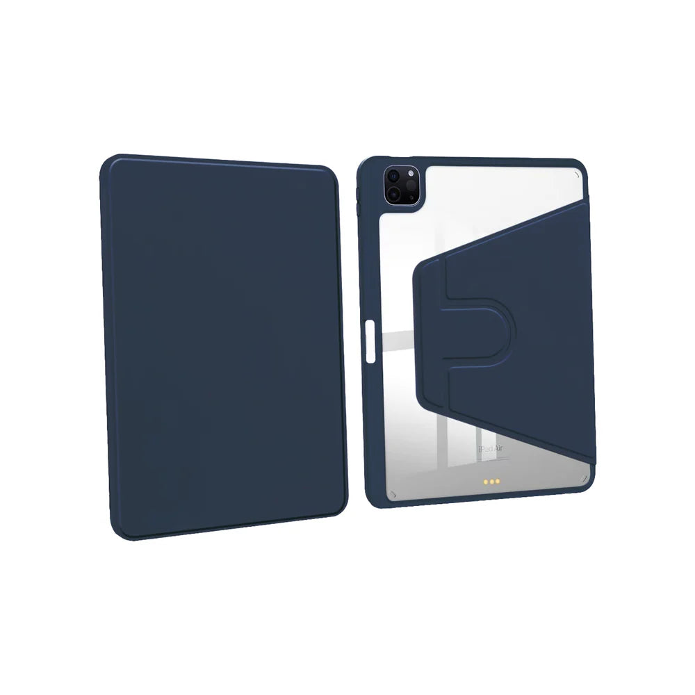 PU Leder Schutzhuelle – Dunkelblau iPad Pro 13", (2024)