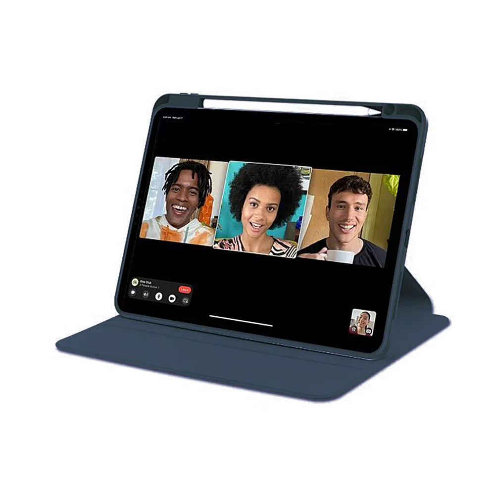 PU Leder Schutzhuelle – Dunkelblau iPad Pro 13", (2024)