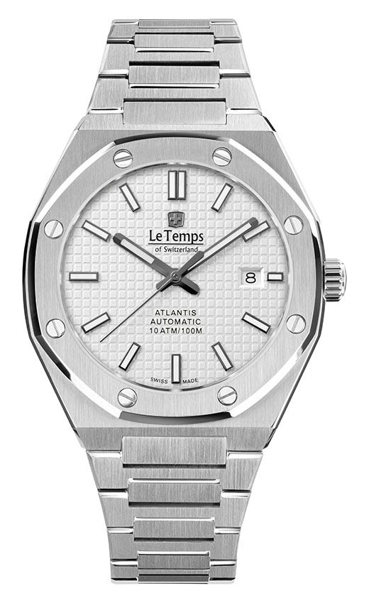 Atlantis Gent Automatik Herrenuhr mit silbernem Edelstahlarmband