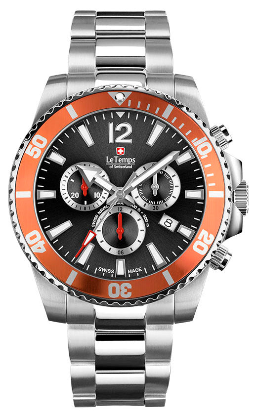 Swiss Naval Patrol Chronograph Diver Unisex Uhr
