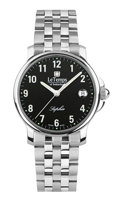 Zafira Unisex Unisex Uhr mit silbernem Edelstahlarmband – Saphirglas