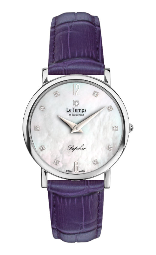 Zafira Slim Unisex Uhr mit silbernem Milanaisearmband – Saphirglas
