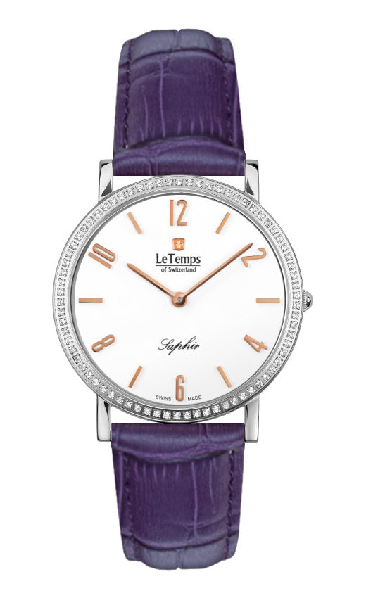 Zafira Slim Swarovski Unisex Uhr – Saphirglas
