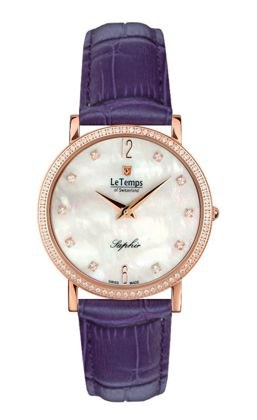 Zafira Slim Swarovski Unisex Uhr – Saphirglas