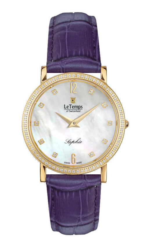 Zafira Slim Swarovski Unisex Uhr – Saphirglas