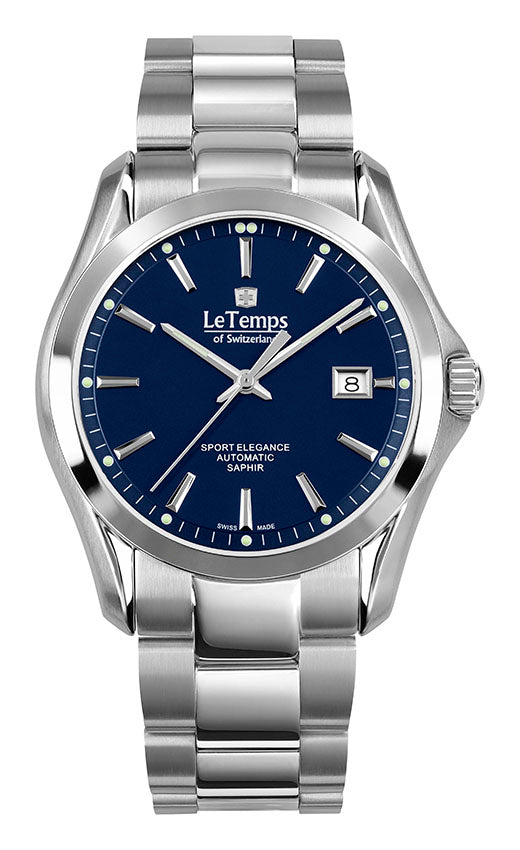 Sport Elegance Gent Automatik Herrenuhr mit silbernem Edelstahlarmband