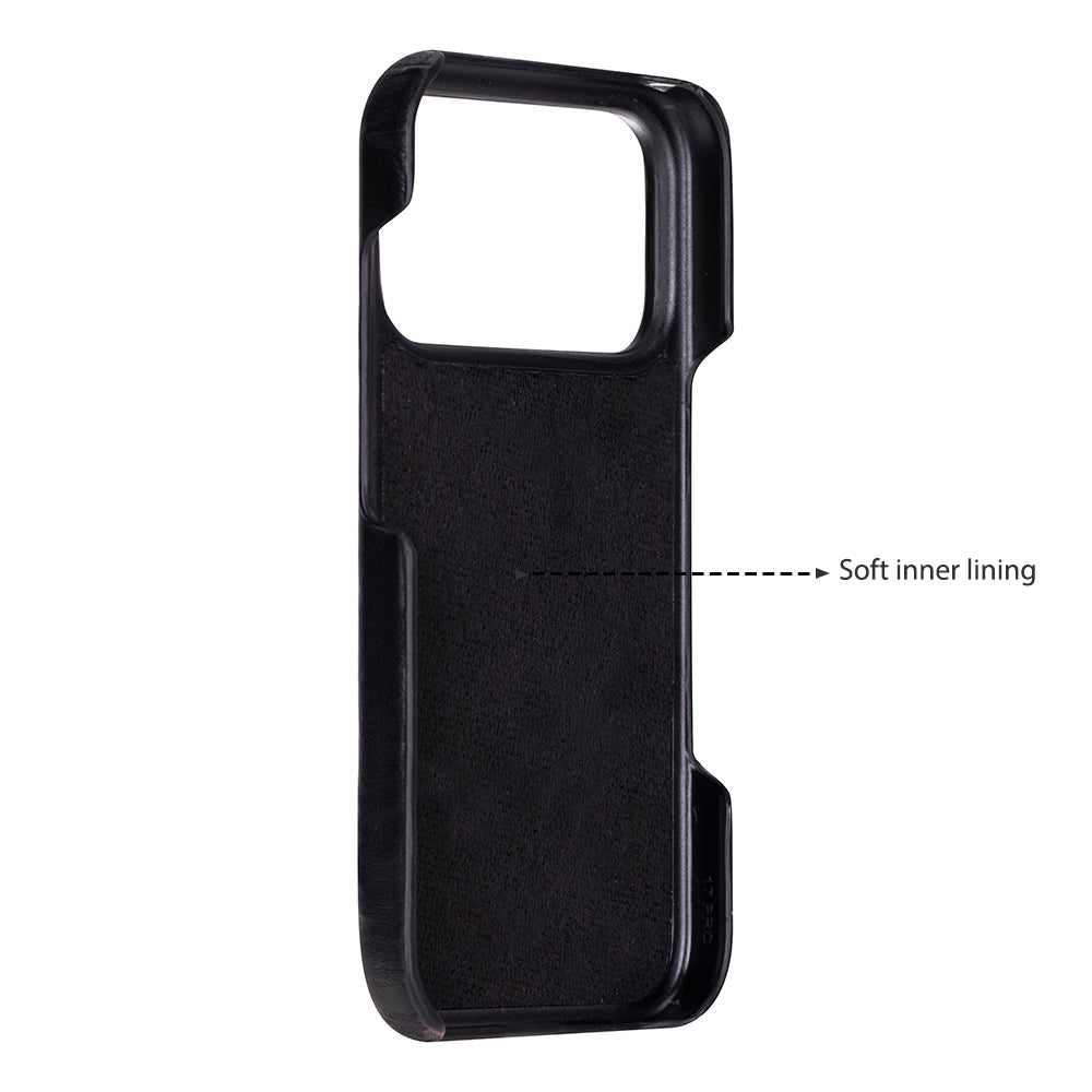 iPhone 17 Pro (6.3") Ultimate Jacket Echtleder Dünne Hülle