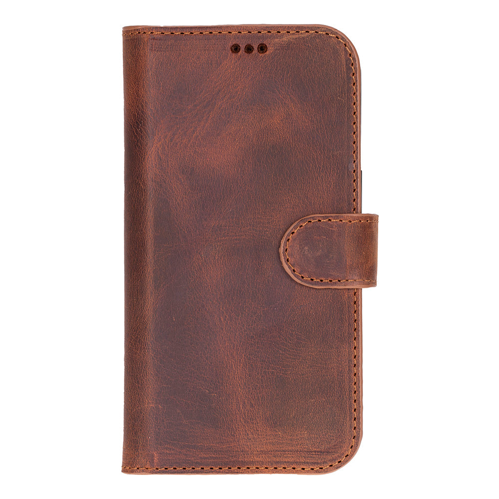 iPhone 17 Magic Wallet Echtleder Geldbörsenhülle
