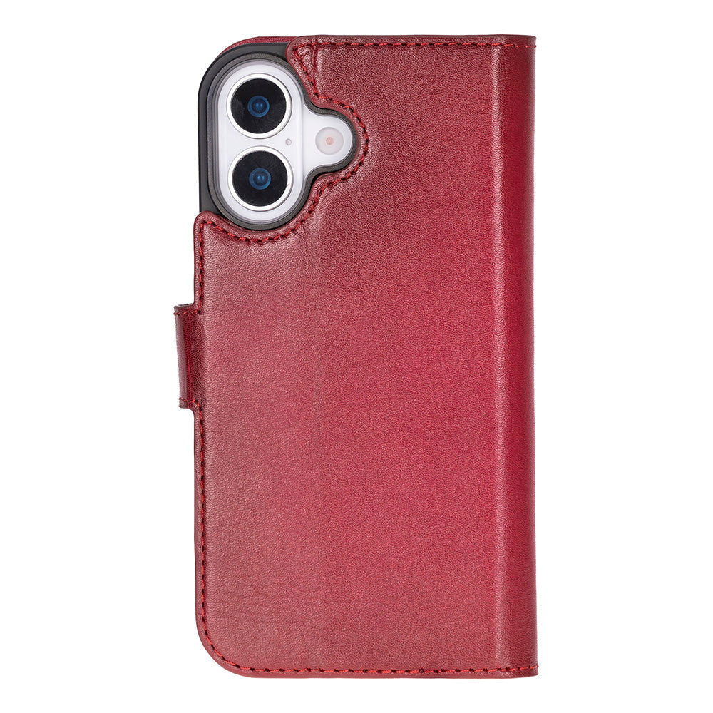 iPhone 17 Magic Wallet Echtleder Geldbörsenhülle